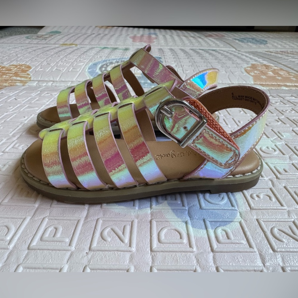 Cat & Jack Iridescent Sandals